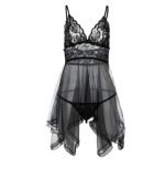 Sexy Lingerie Sexy Lingerie Front Slit Nightdress - Image 9