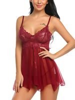 Sexy Lingerie Sexy Lingerie Front Slit Nightdress - Image 3