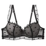 Women's Summer Sexy Thin Soft Underwire Lace Bra for Large Breasts, Minimizing and Anti-Sagging Plus Size - Image 9