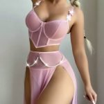 Sexy Underwear Pure Desire Transparent Mesh Slit Nightgown Wholesale Erotic Lingerie for Women - Image 2