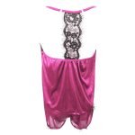 Women Sleepwear Pyjama Sets Sleeveless Strap Lace Trim Satin Cami Top Nightwear Femme Sexy Summer Homewear Sleepwears - Image 4